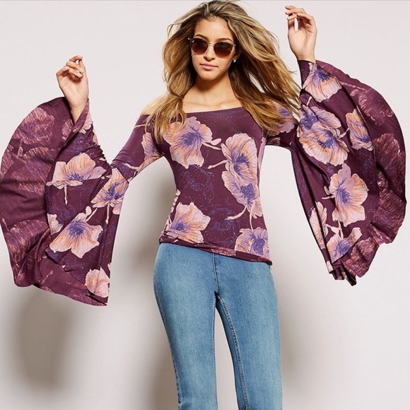 Free People Tops - Free people / We The Free Birds Of Paradise Top